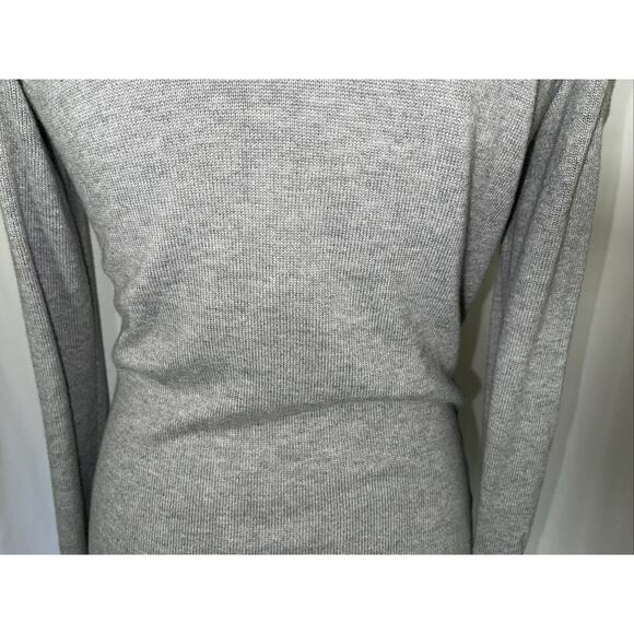 Michael Michael Kors long Sleeve Grey Cold Shoulder Sweater Dress Size XS - Picture 9 of 12